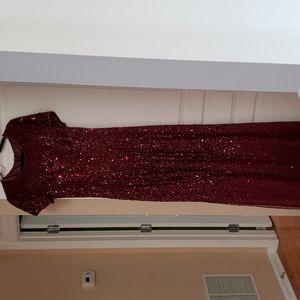 Davids bridal wine colored size 12